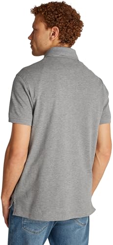 Detalle de Tommy Hilfiger Polo de Manga Corta Hombre Core 1985 Regular Fit — Gris (XL)