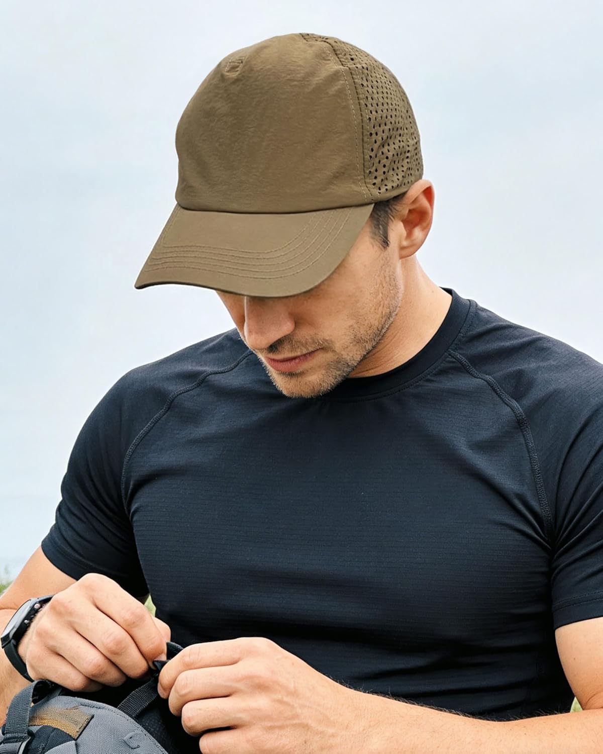 Thumbnail 2 de CLAPE Mesh Baseball Cap – atmungsaktive, schnell trocknende 5-Panel Kappe für Sommer, Outdoor und Sport