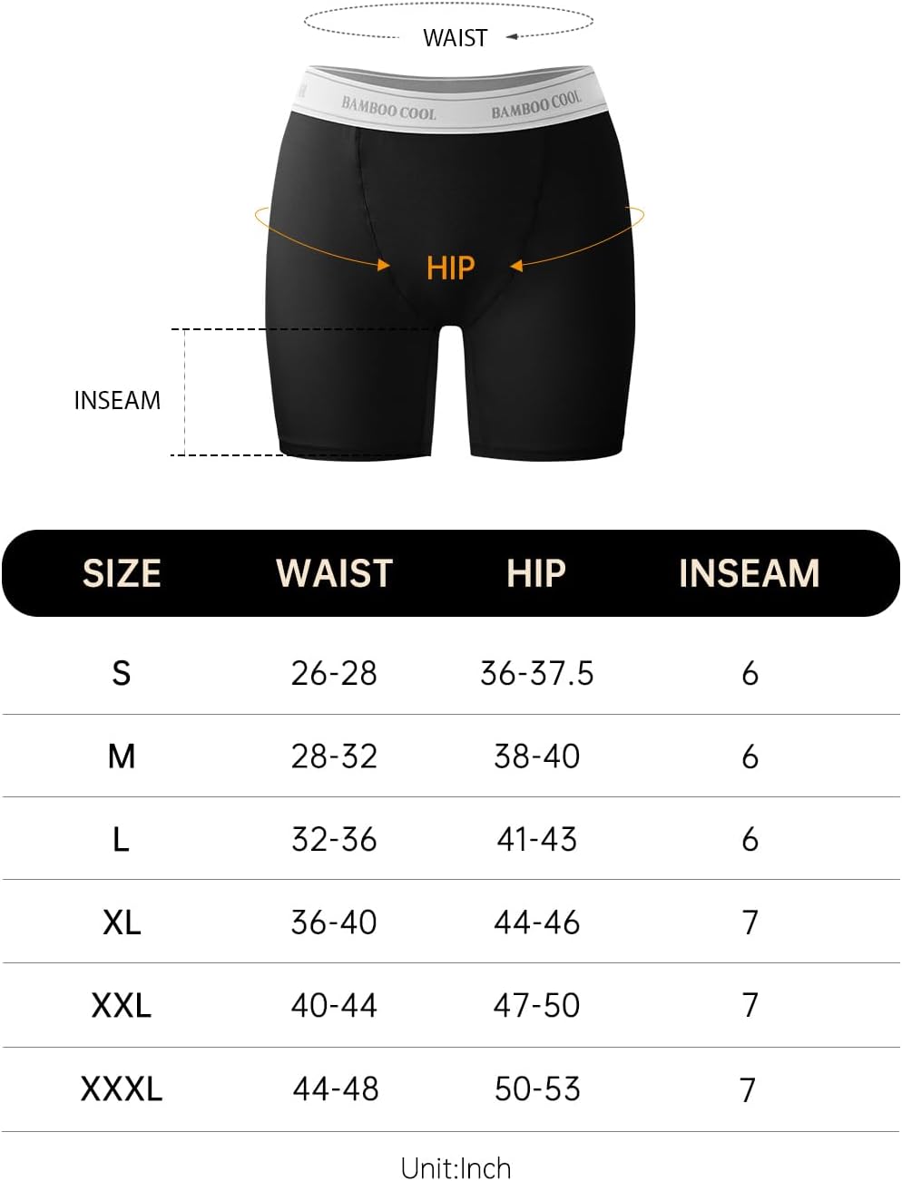 Thumbnail 6 de BAMBOO COOL Women's Boxer Briefs, 5-Pack Soft-Stretch Boy Shorts