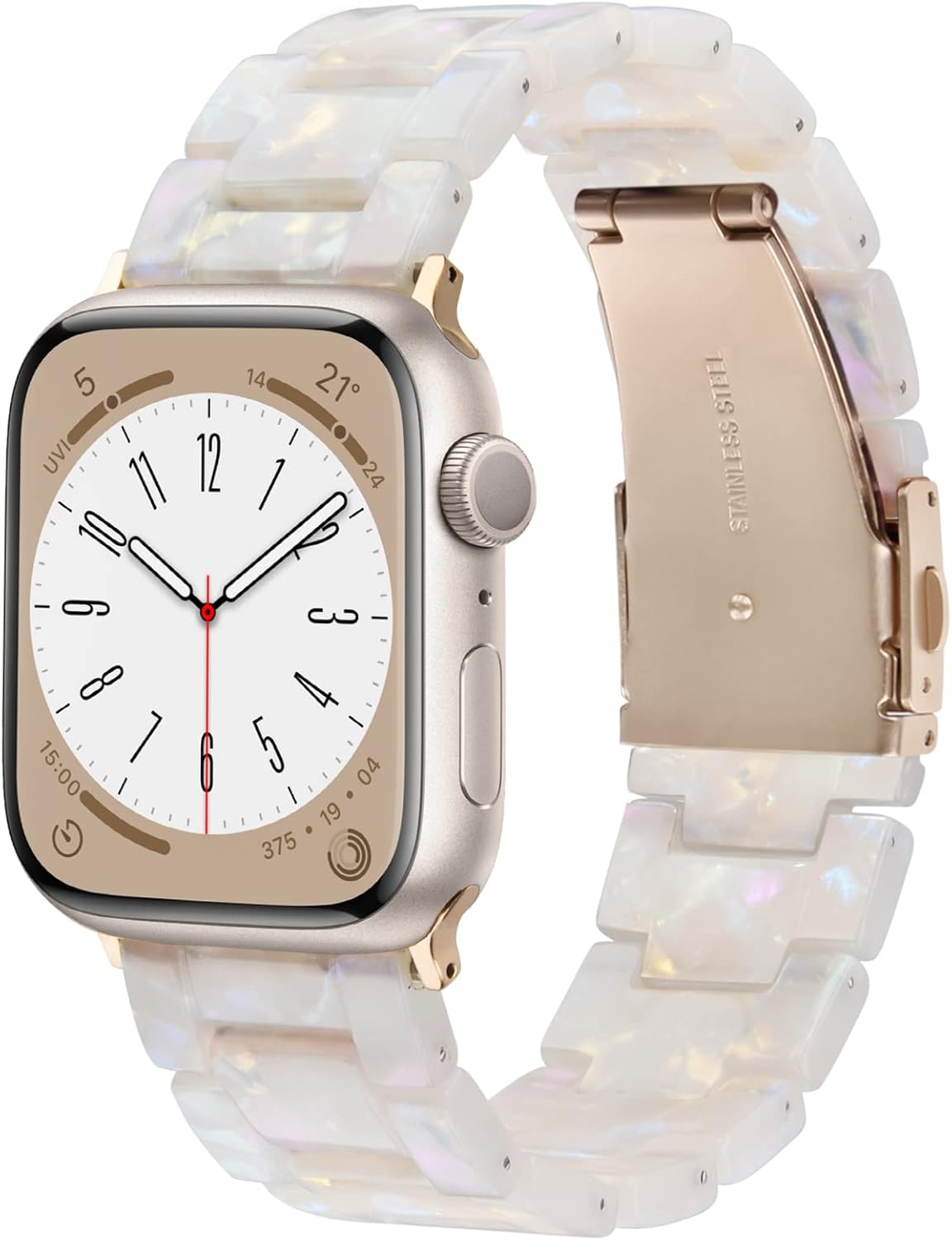 Detalle de V-MORO Resin Band for Apple Watch Series 7-11