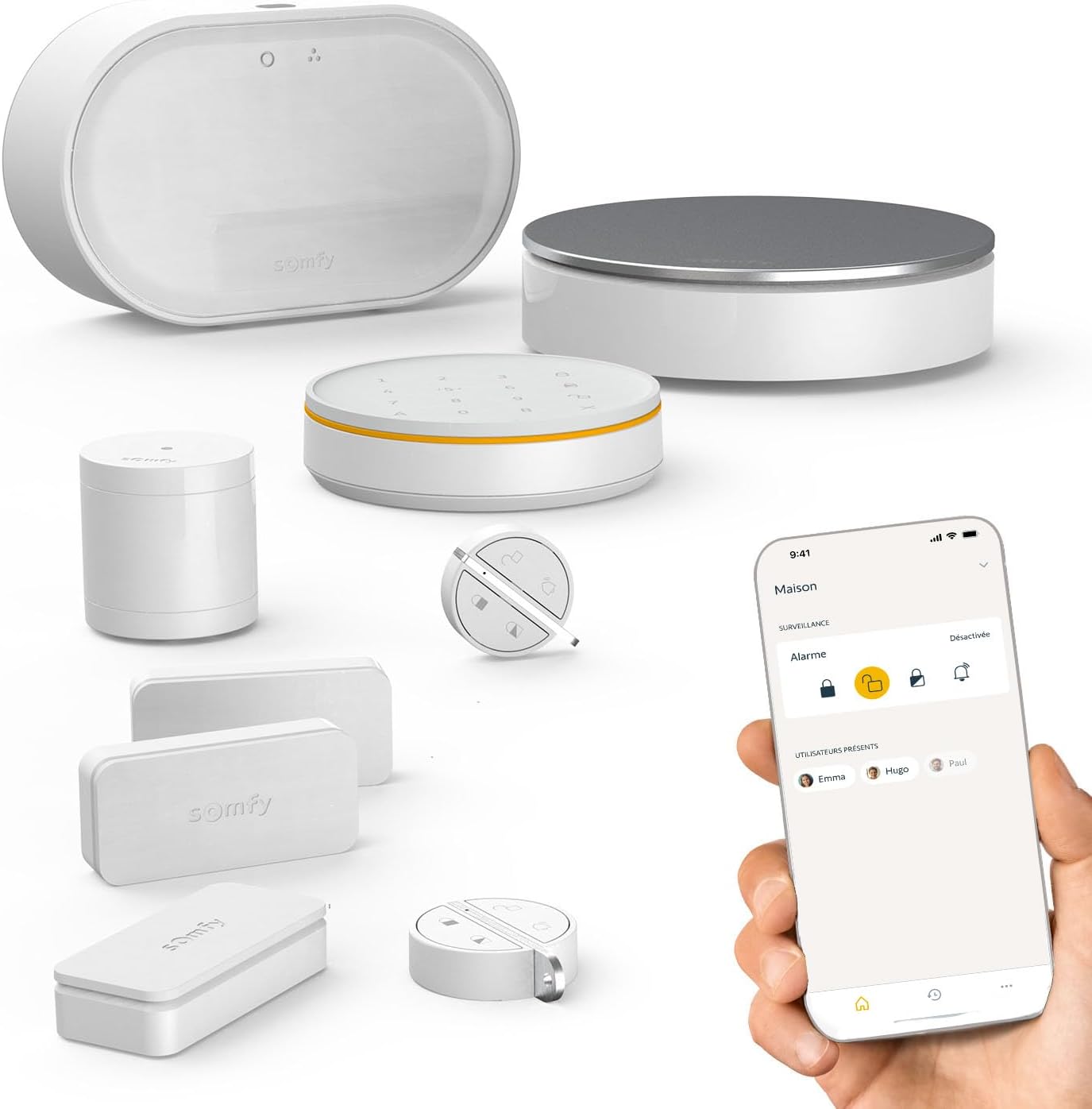 Thumbnail 6 de Somfy Home Alarm Advanced Plus (1875255) : kit d’alarme connectée avec détection avant intrusion