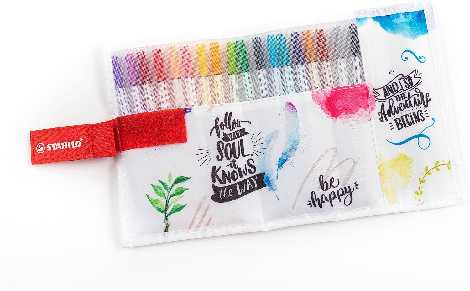 Thumbnail 1 de STABILO Pen 68 brush – Feutre pinceau et set Rollerset (18 feutres de dessin à pointe pinceau)