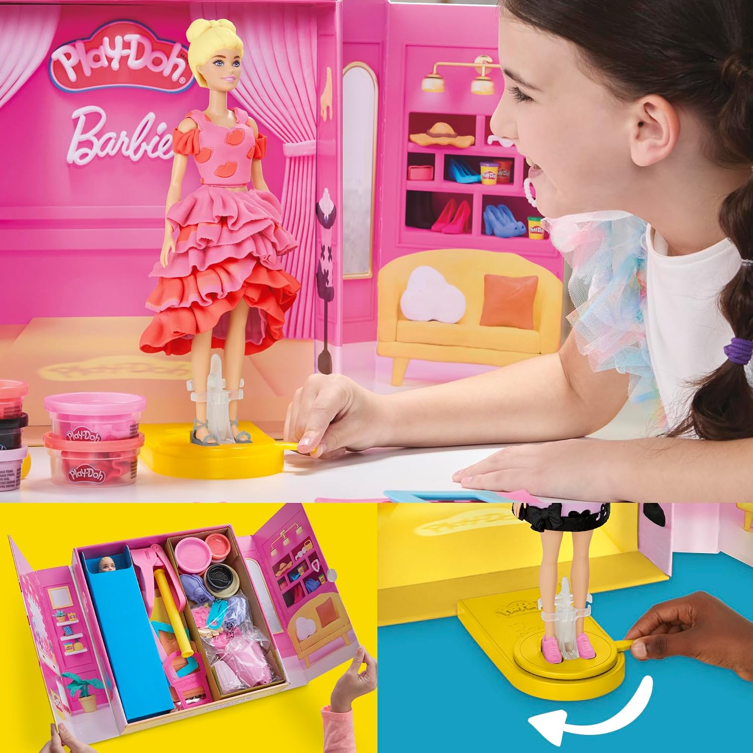 Thumbnail 5 de Play‑Doh Barbie Défilé de Mode 70 g 🎀