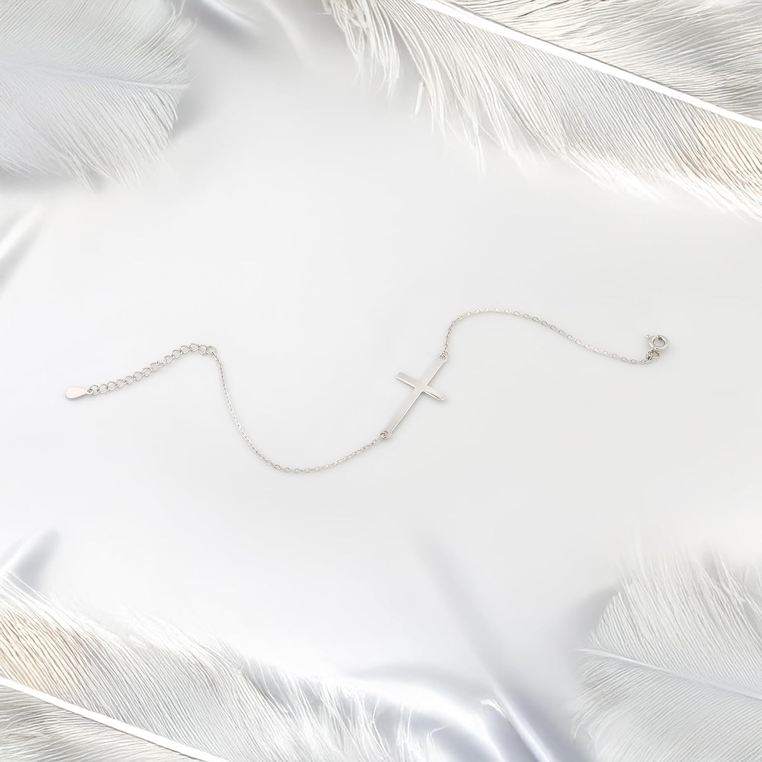 Detalle de SOFIA MILANI - Bracciale da donna in argento 925 con ciondolo a croce