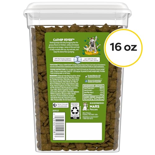 Detalle 2 de Temptations MixUps Crunchy and Soft Cat Treats: Catnip Fever (16 oz)