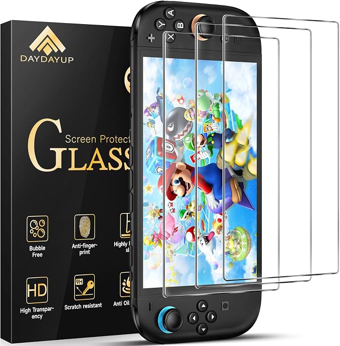 Detalle de daydayup 3 piezas para Nintendo Switch 2, protector HD