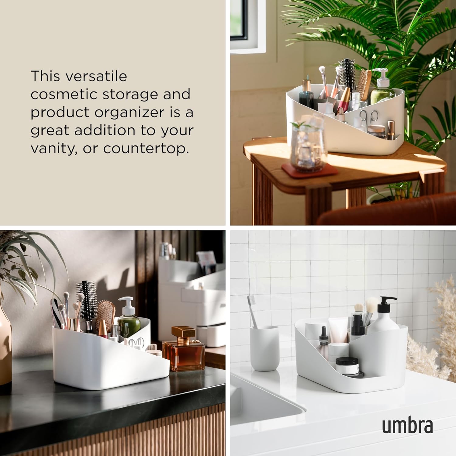 Thumbnail 3 de Umbra GLAM ORGANIZER WHT/GRY Kosmetik-Organizer