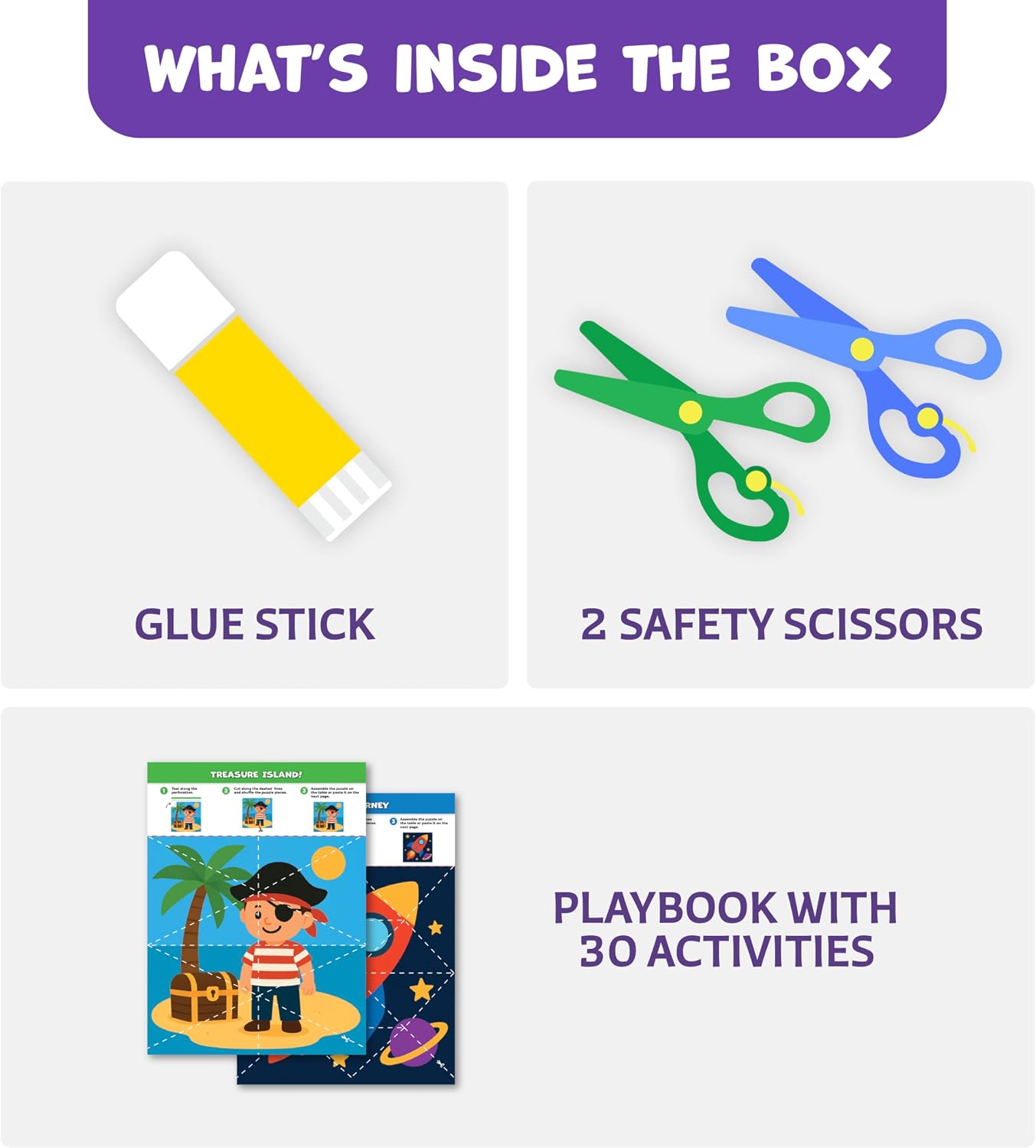 Detalle 2 de Clever Fox Play Snip & Shape: Scissor Skills Activity Book for Ages 3–5