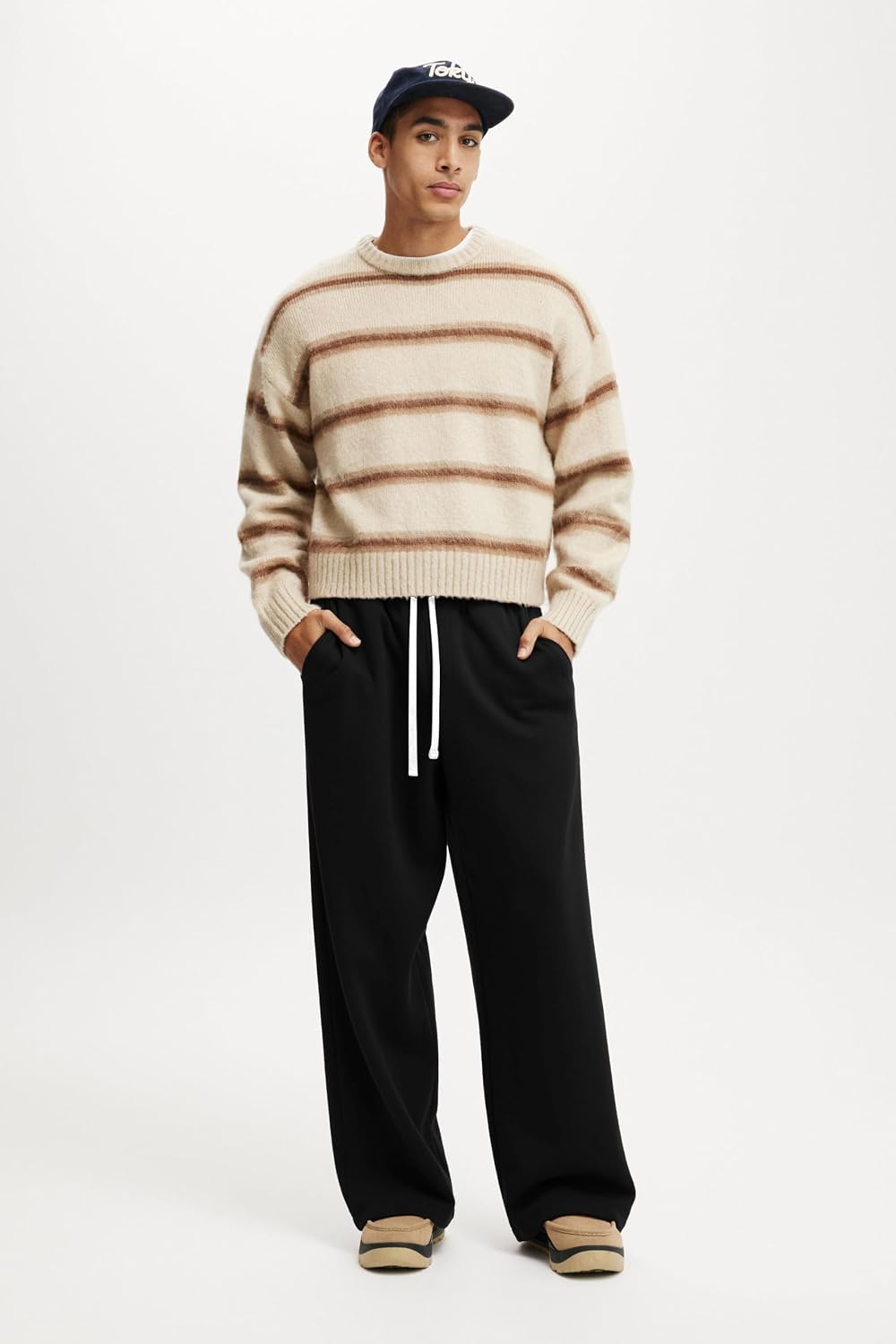 Detalle de Men's Cargo Sweatpants in Cotton Fleece