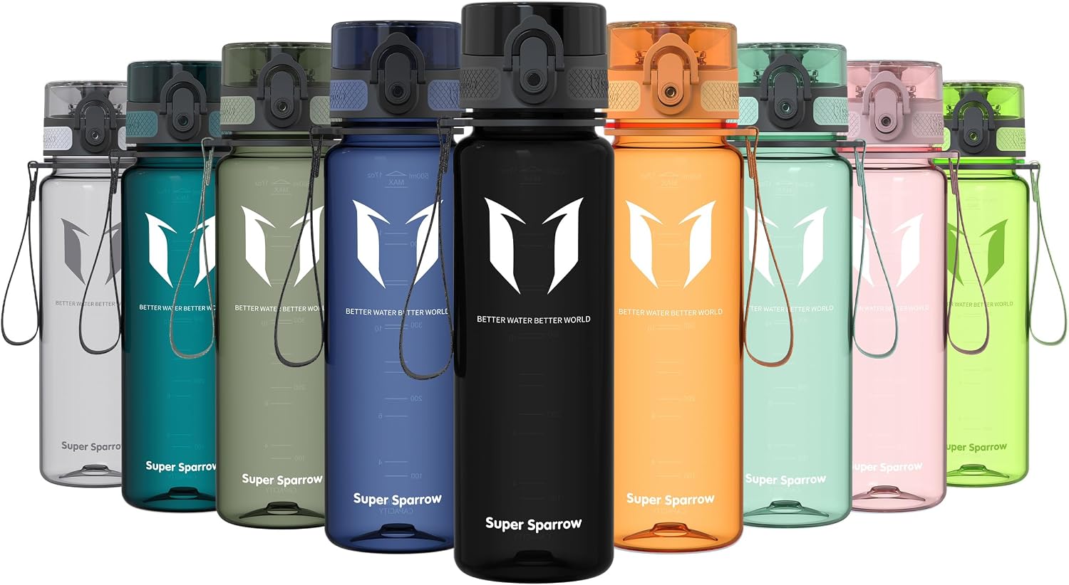 Thumbnail 5 de Sparrow Trinkflasche Sport 750ml – BPA-frei, Tritan Copolyester, 1-Klick Deckel von Super Sparrow