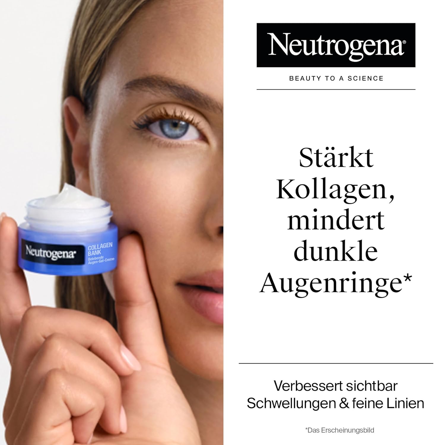 Detalle de Neutrogena Collagen Bank Belebende Augen-Gel-Creme – parfumfrei, 15 g