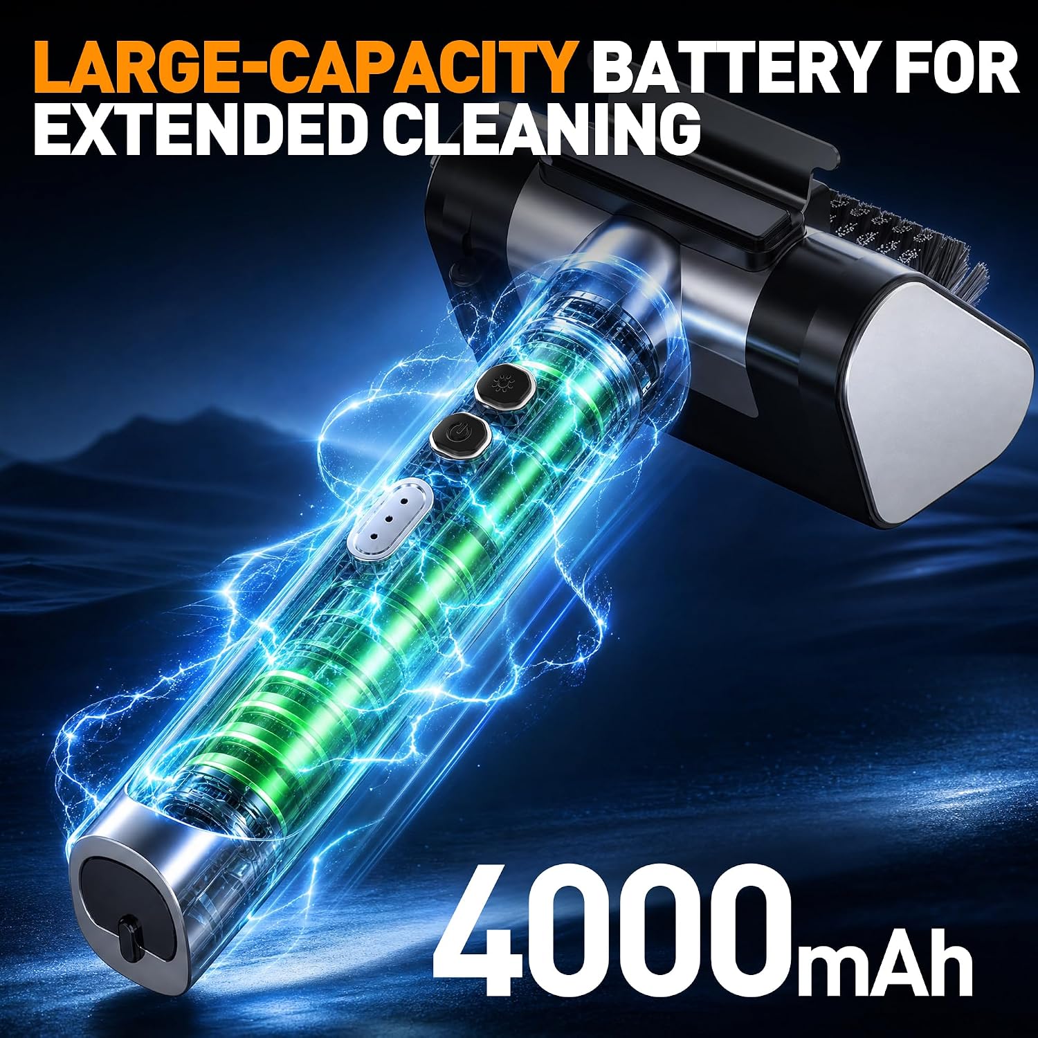 Detalle 2 de Electric Grill Brush, 4000mAh