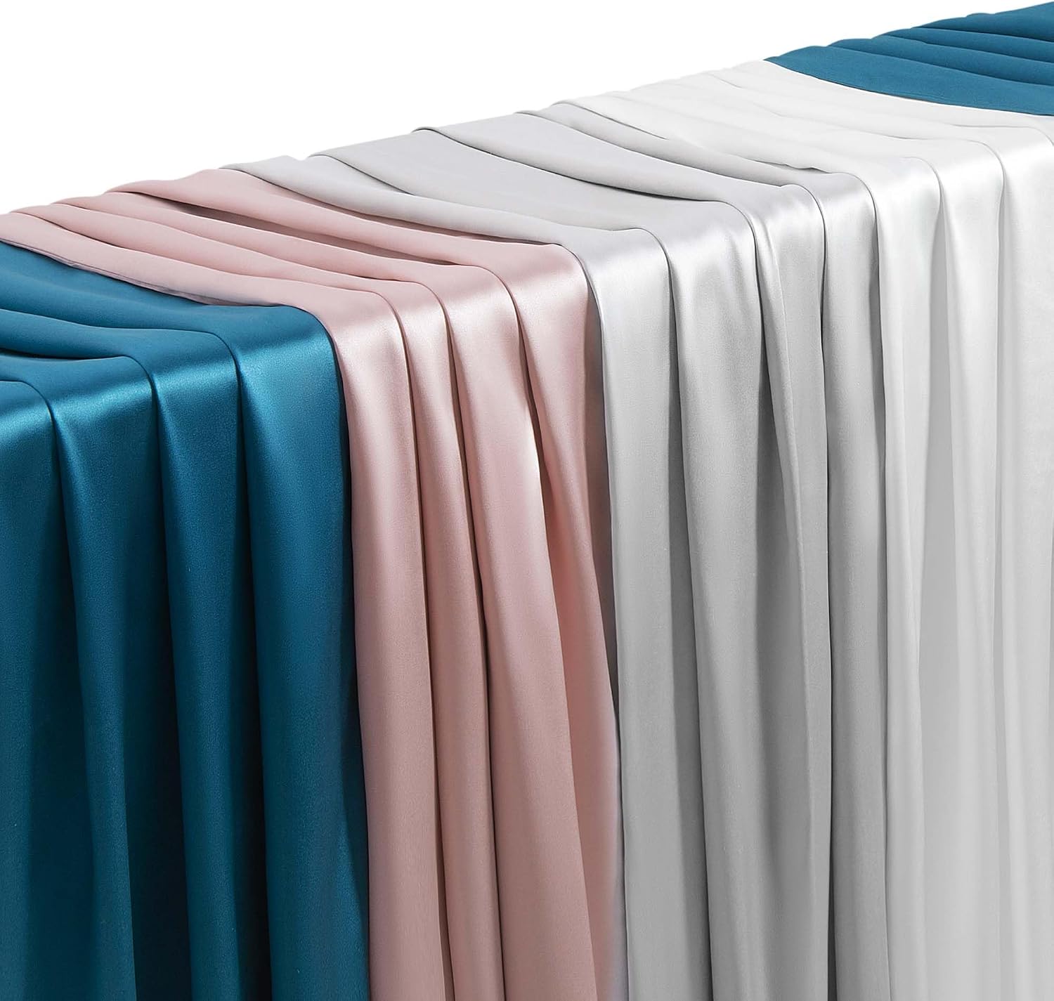 Detalle 1 de Love's cabin LCUSA8AA4AG3ST Satin Pillowcases, 20 x 26 inches, Set of 2