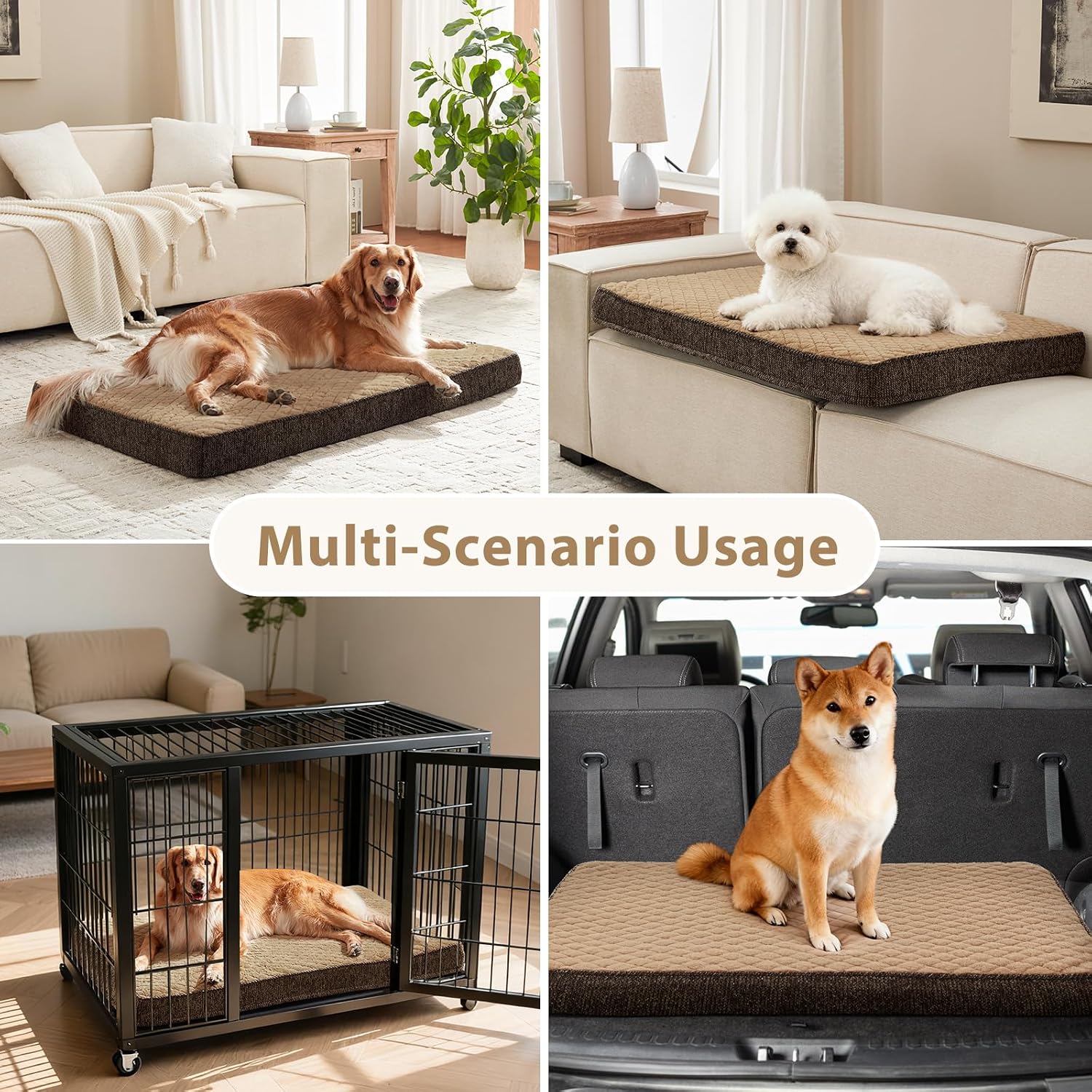 Detalle de JOEJOY Orthopedic Dog Bed 29" x 18