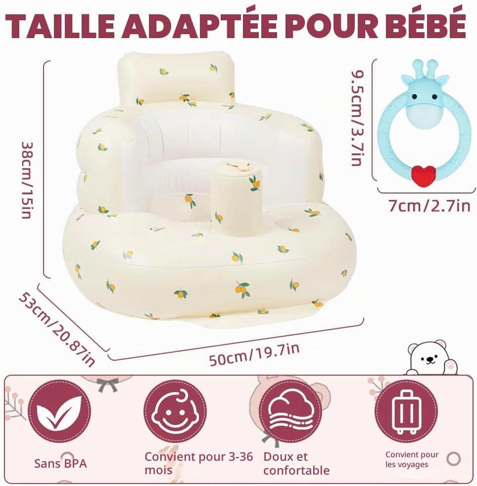 Thumbnail 1 de AYESY Olve P3-CQSFBLIV250613-FBA opblaasbaar babyzitje met pomp