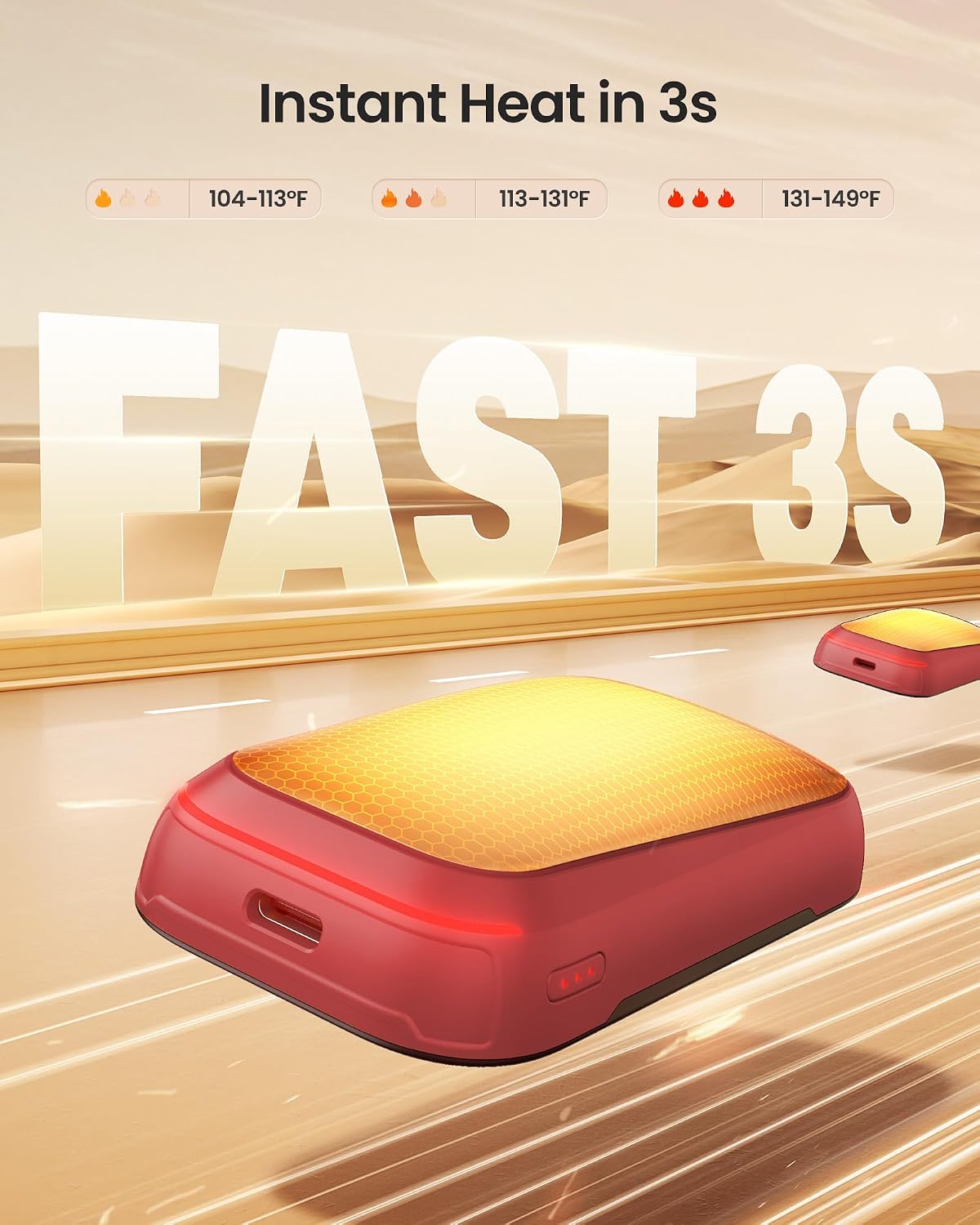 Thumbnail 1 de Gaiatop HW-07 Rechargeable Hand Warmers, Magnetic 2-Pack with 3 Heat Levels