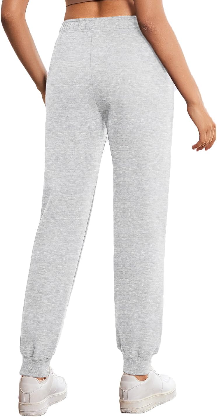 Detalle 2 de PINSPARK Women’s Fleece-Lined Joggers: High-Waist Cotton Tracksuit Bottoms with Pockets