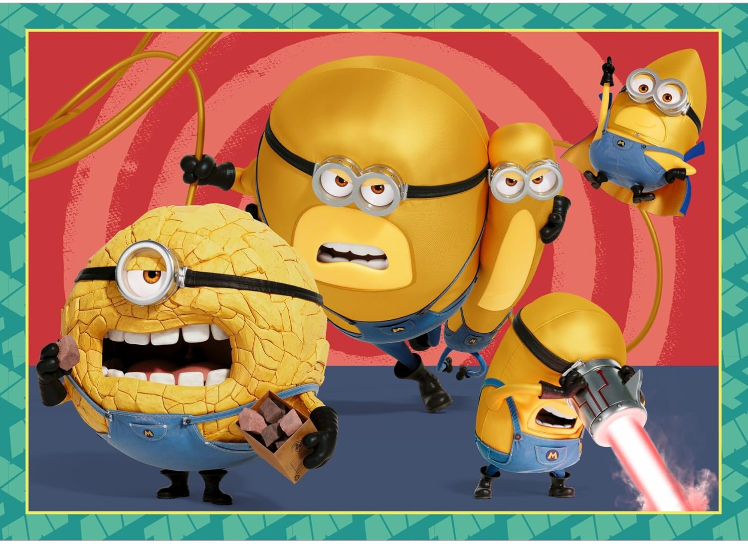 Thumbnail 5 de Trefl 4 in 1 Puzzle – Minions: 4 unabhängige Puzzles für Fantasie und Lernspaß