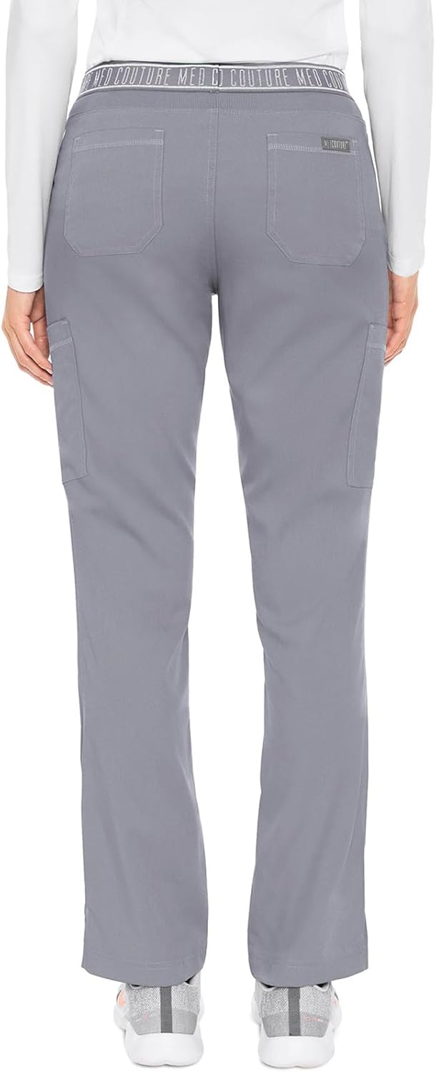 Thumbnail 5 de Med Couture Women's Yoga Pull-On Pant with 7 Pockets (MC7739) — Ultra-Soft Rib-Knit Waistband and 2-Way Stretch