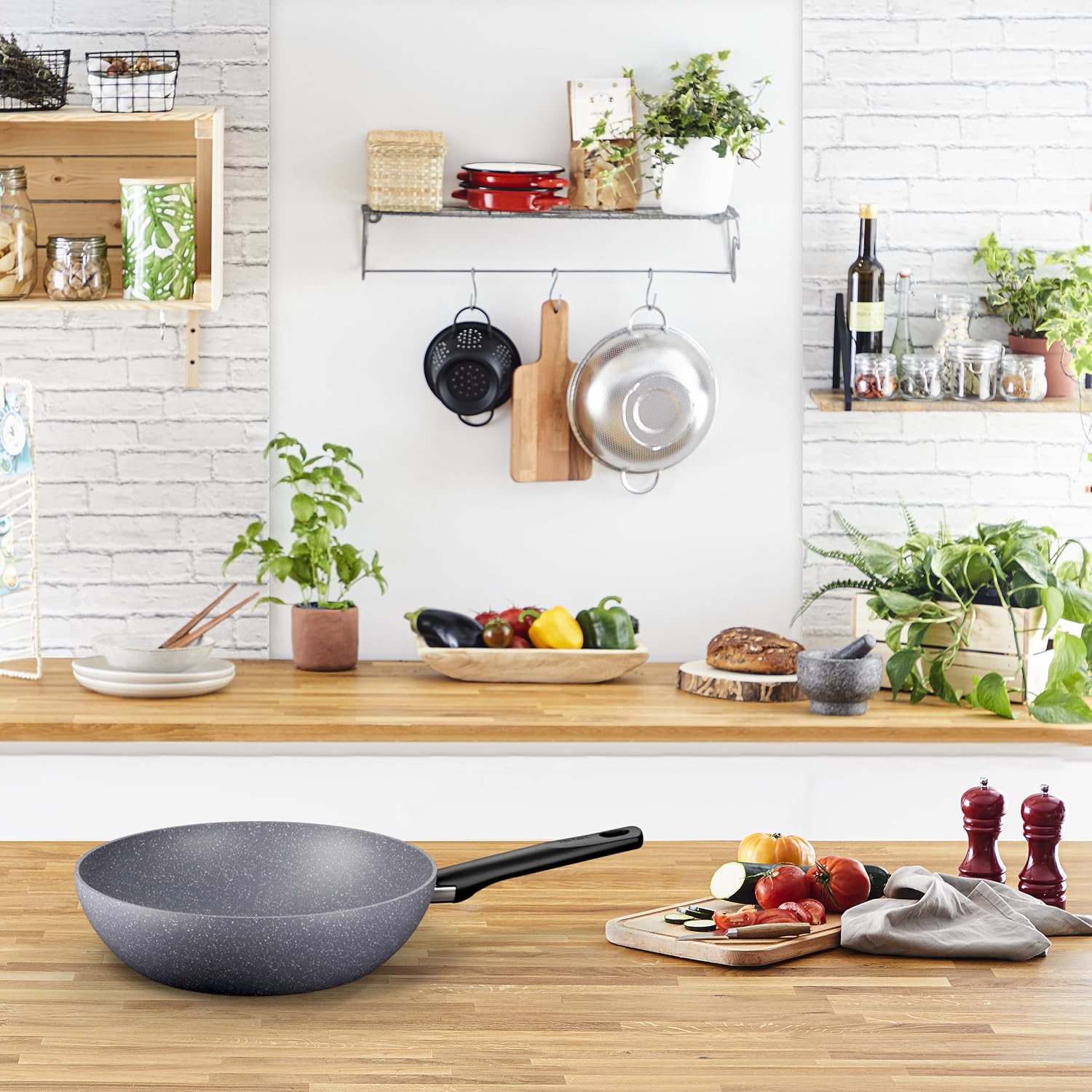 Detalle 2 de Tefal Natural On Wok 28 cm