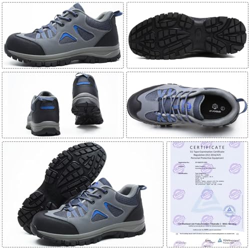 Detalle 2 de CYKYGGO Chaussures de Sécurité Homme/Femme - Toile respirante et embout acier, EU 44