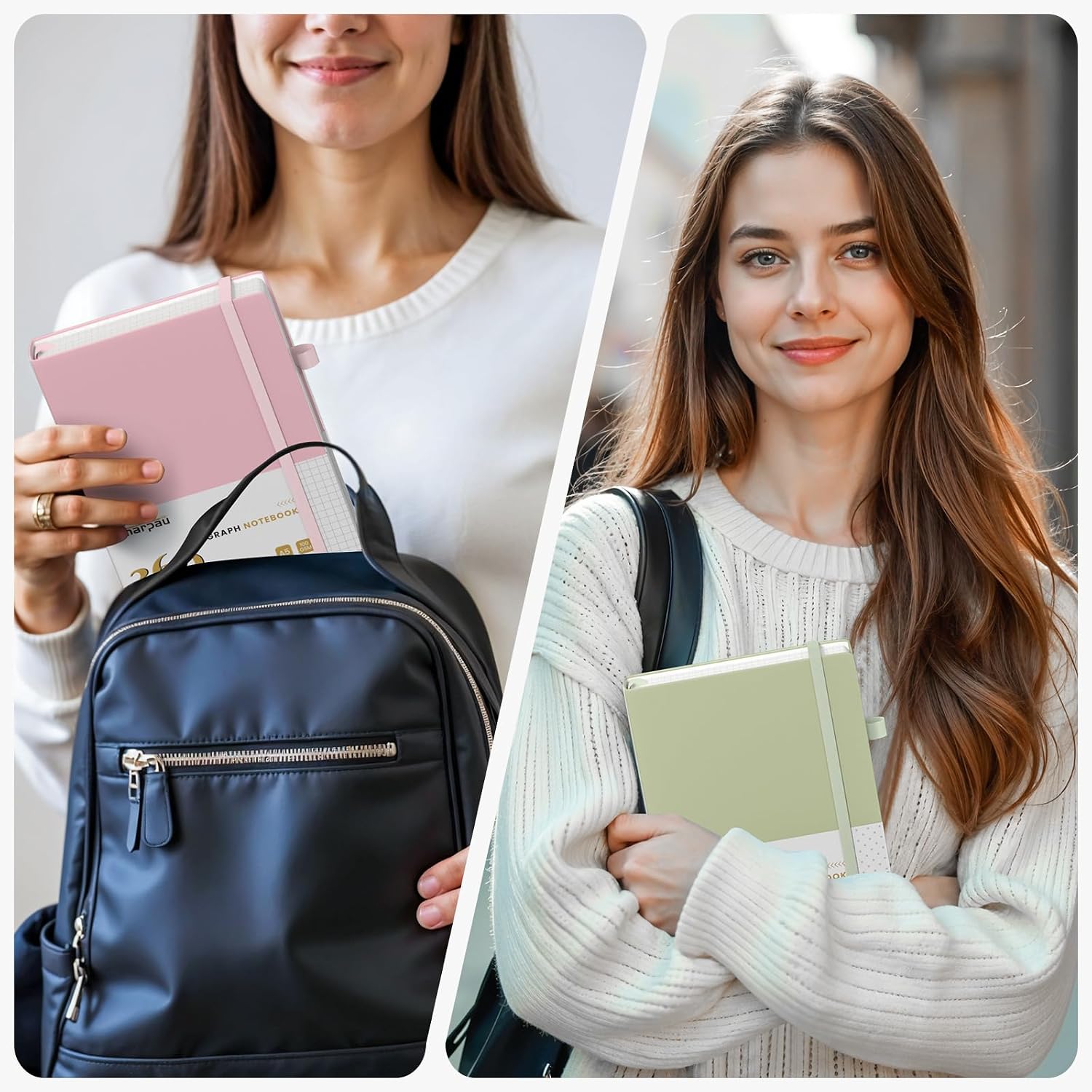 Thumbnail 6 de Smarpau A4 notebook, 360-page leather lined