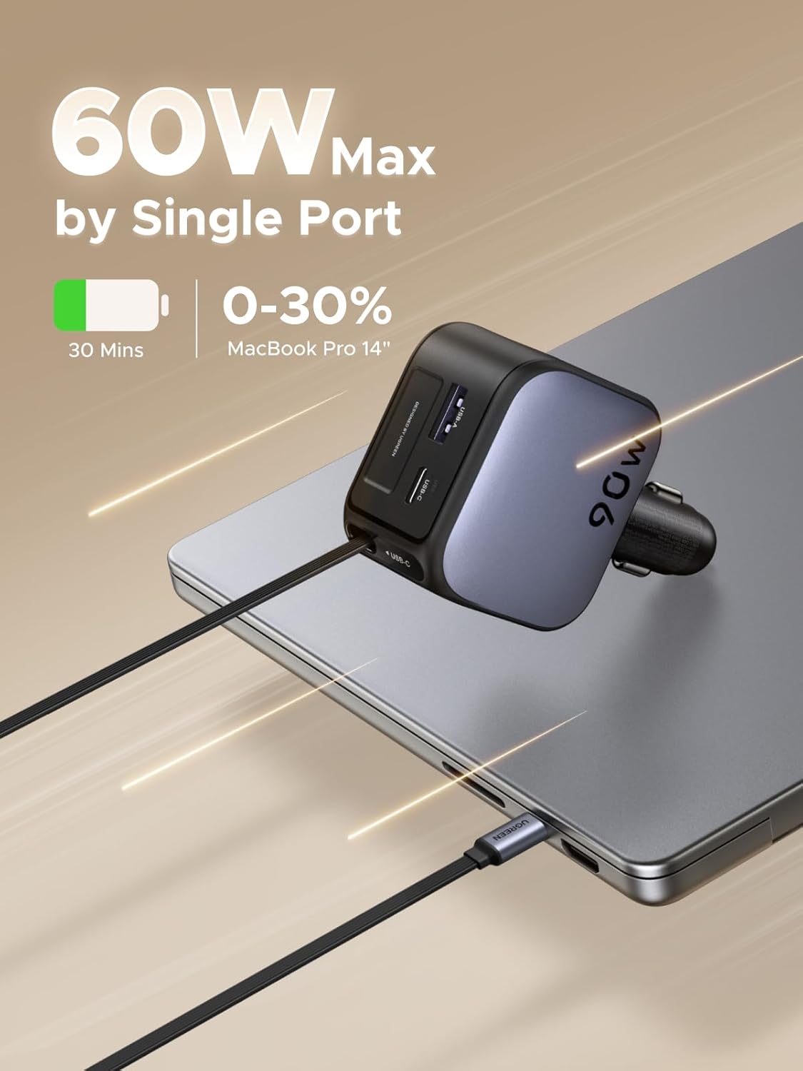 Thumbnail 2 de UGREEN Car Charger 90W Fast Charge