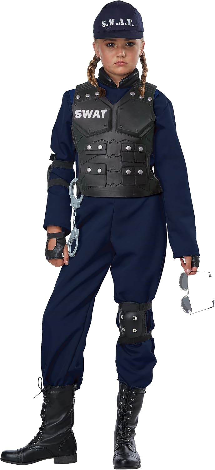 Detalle de California Costumes SWAT Costume, 100% Polyester