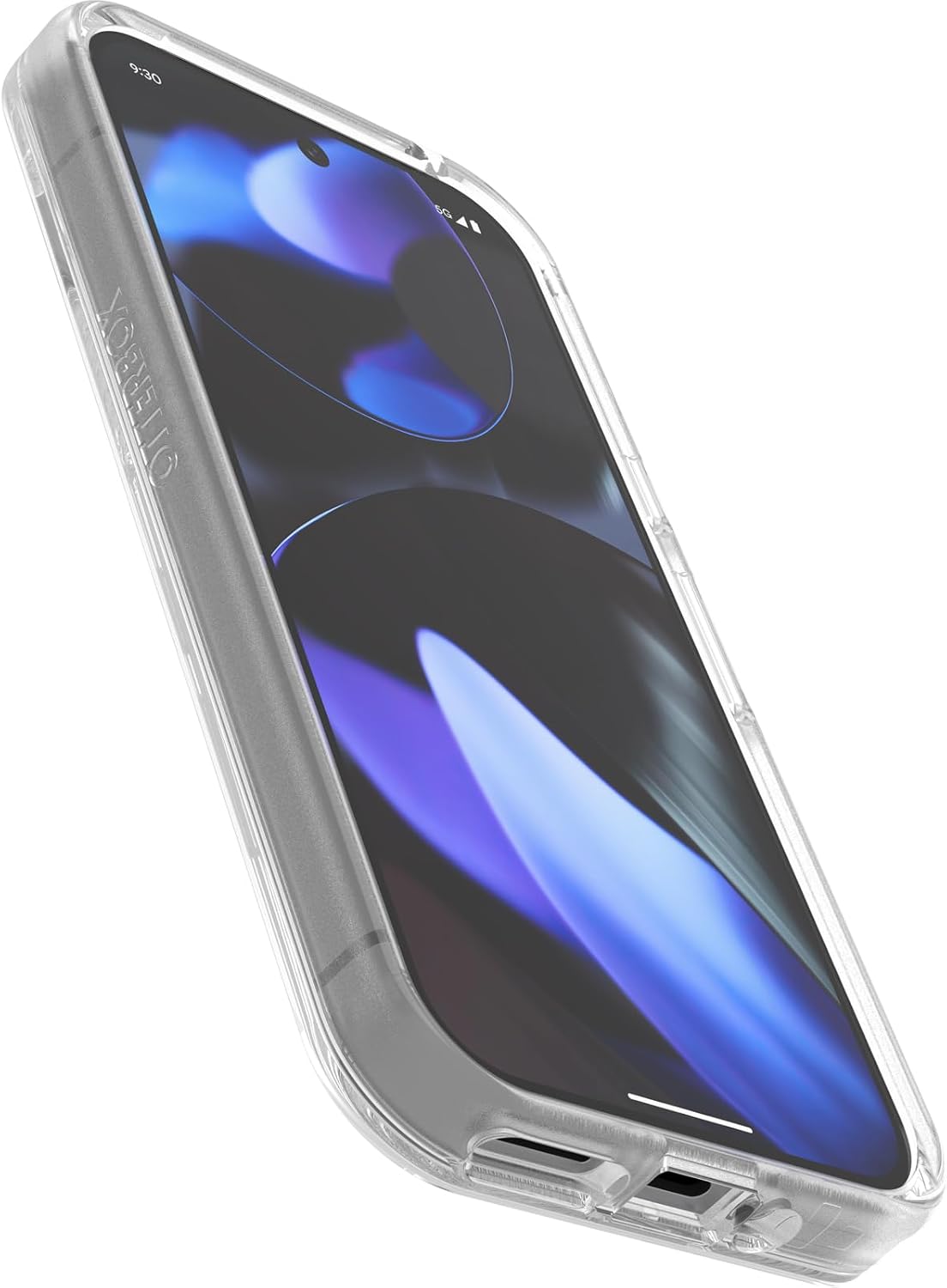 Detalle de OtterBox Symmetry Clear per Google Pixel 9 / Pixel 9 Pro: cover sottile trasparente antiurto