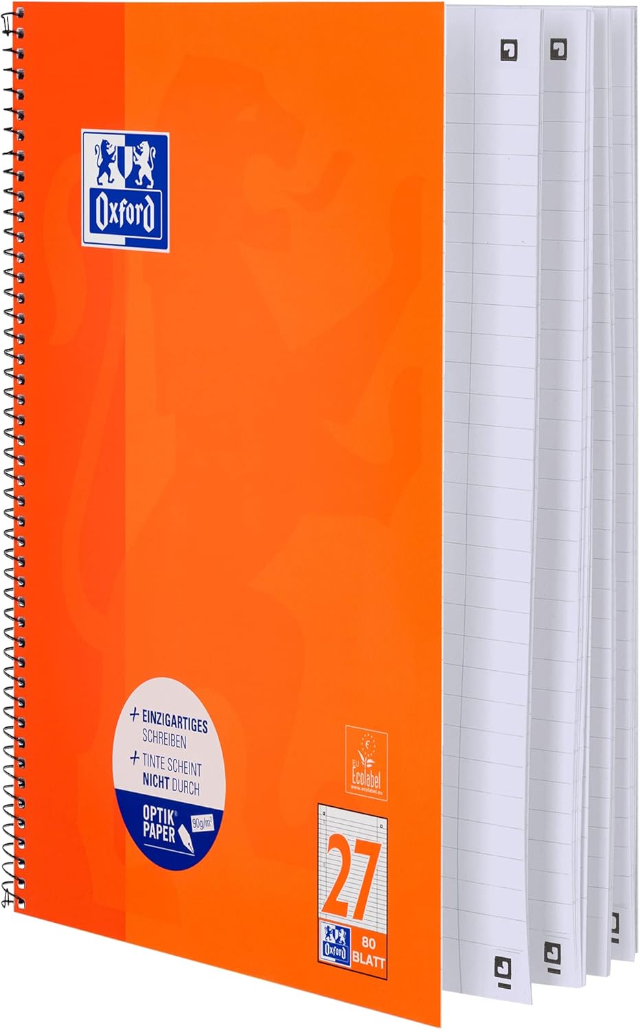 Thumbnail 3 de Oxford Collegeblock A4 liniert 80 Blatt 📒