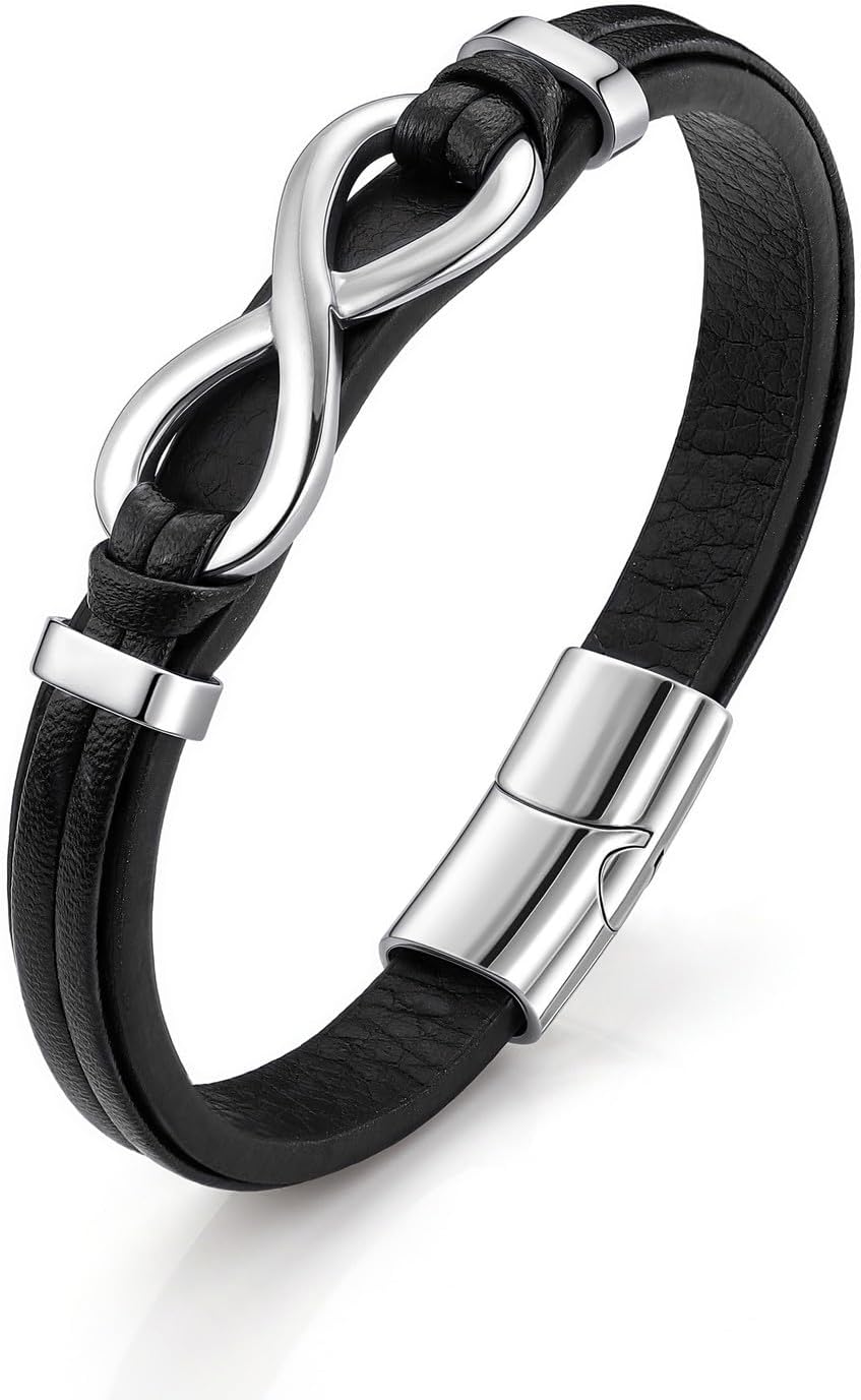Thumbnail 4 de PiercingJak Herren Armband Unendlichkeit 21,5 cm