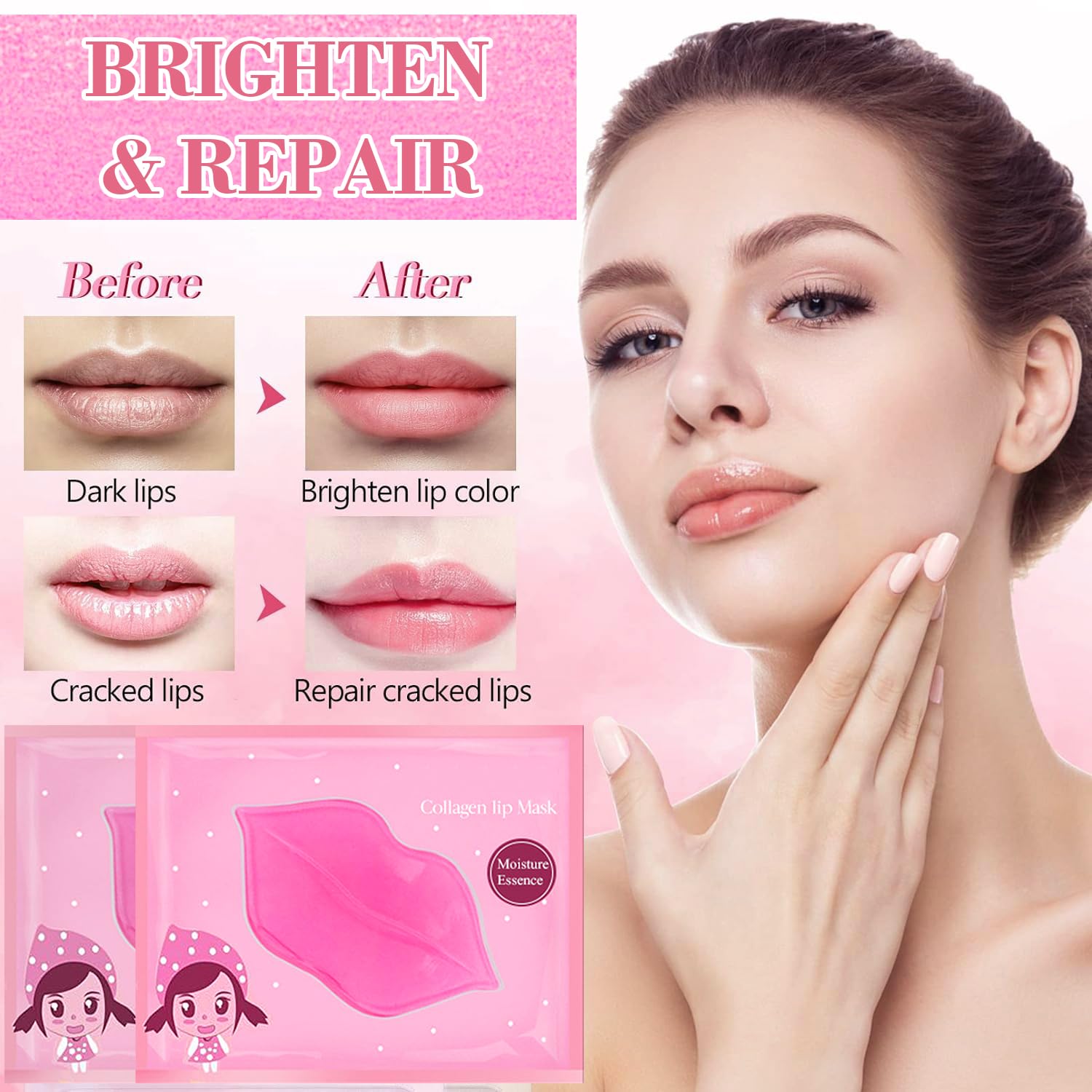 Thumbnail 5 de Eakroo 20 Pairs Lip Mask & Eye Mask Set — Hydrating, Skin-Nourishing Under Eye & Lip Patches