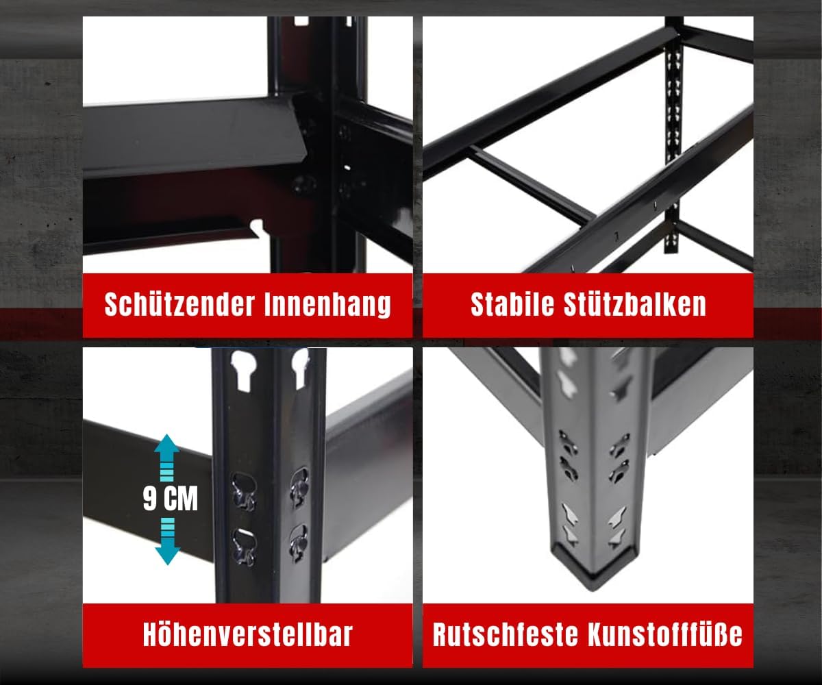 Thumbnail 4 de PROREGAL Reifenregal Tiger 100x110x35 cm