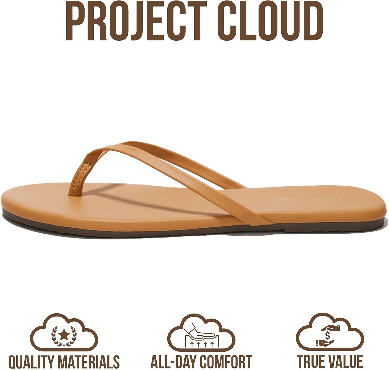 Detalle 2 de Project Cloud Women's Flip-Flops with Memory Foam