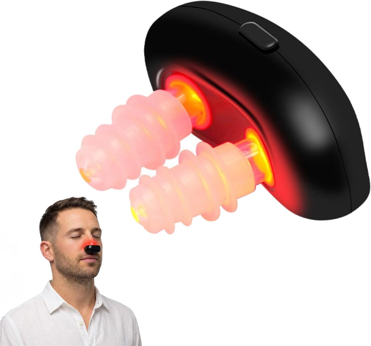 FiruTech Sinus Licht Pro für gezielte Nasenpflege – sanfte Lichtanwendung, 3 Modi