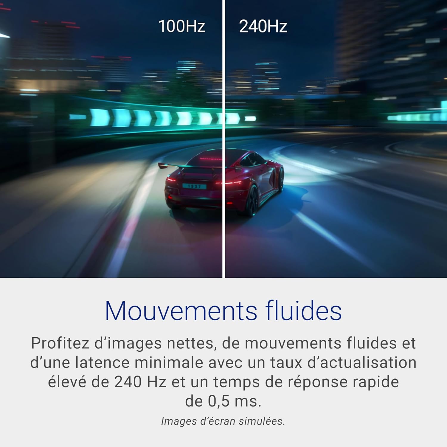 Thumbnail 2 de Dell SE2426HG 24" Full HD 240 Hz Fast IPS Gaming : écran PC SE2426HG avec FreeSync Premium, HDR10