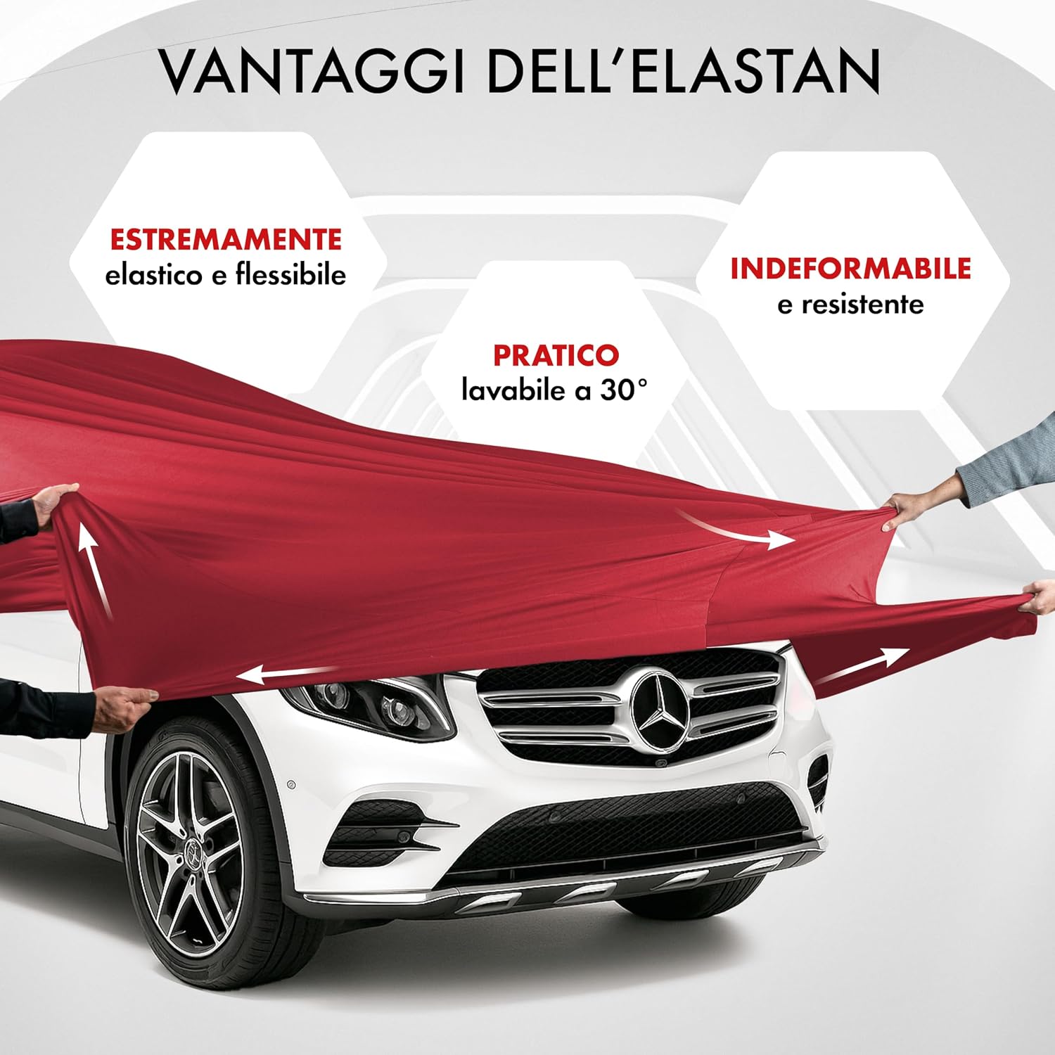 Thumbnail 2 de WALSER Premium Telo Copriauto Interno 9 Rosso