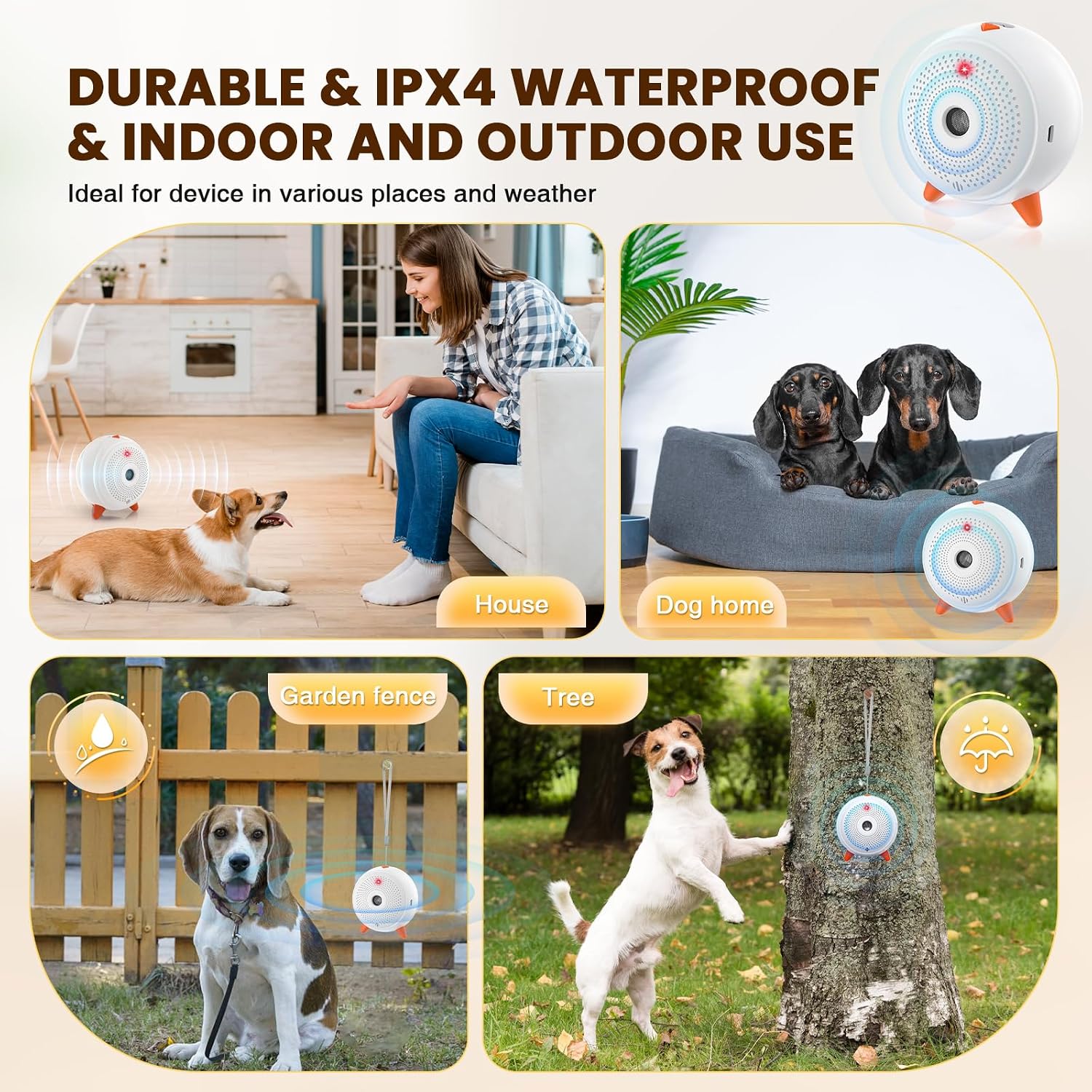 Thumbnail 6 de Anti Barking Device for Dogs: Mini Ultrasonic Deterrent, Rechargeable and IPX4