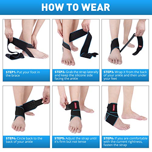 Detalle 2 de WASPO Ankle Support Brace for Injury Recovery 🦶