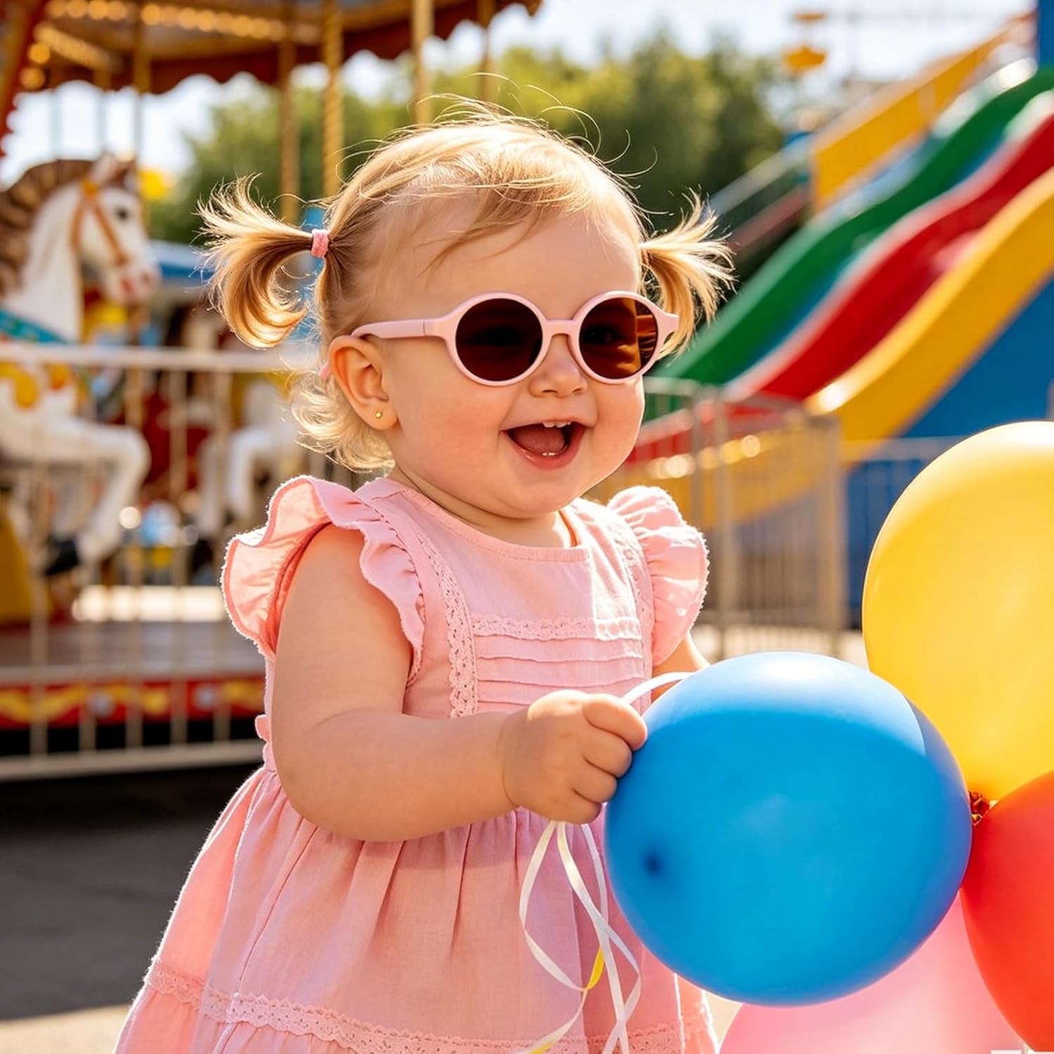 Thumbnail 1 de Baby Polarised Sunglasses (0–36 Months) with UV400 Protection Strap – D Lolylad