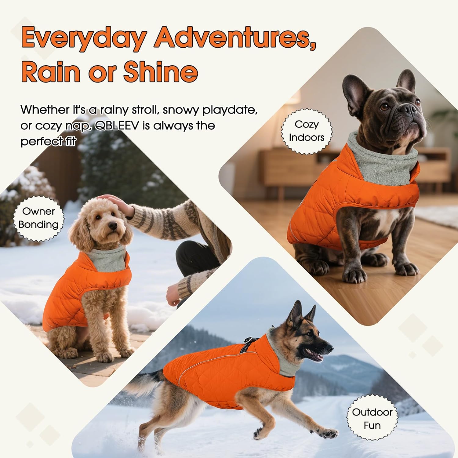 Thumbnail 6 de QBLEEV dog coat, size M