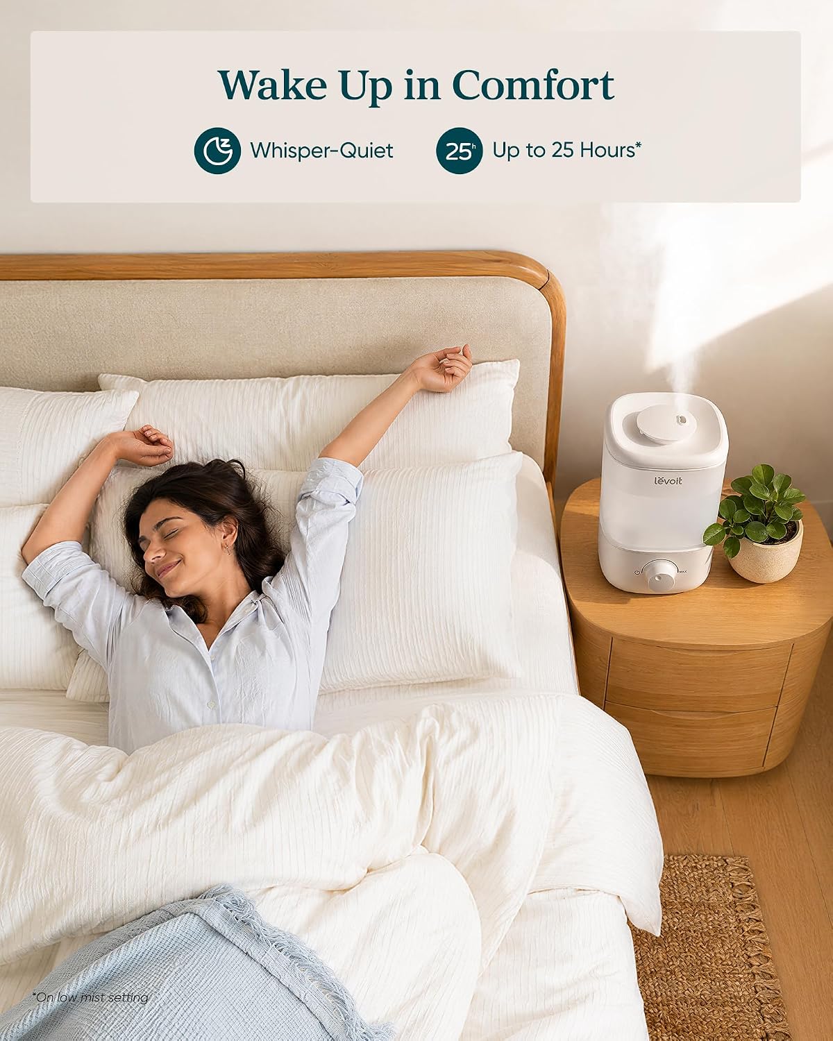 Detalle 2 de Levoit Humidifier 2.5L with 26dB Quiet Mist