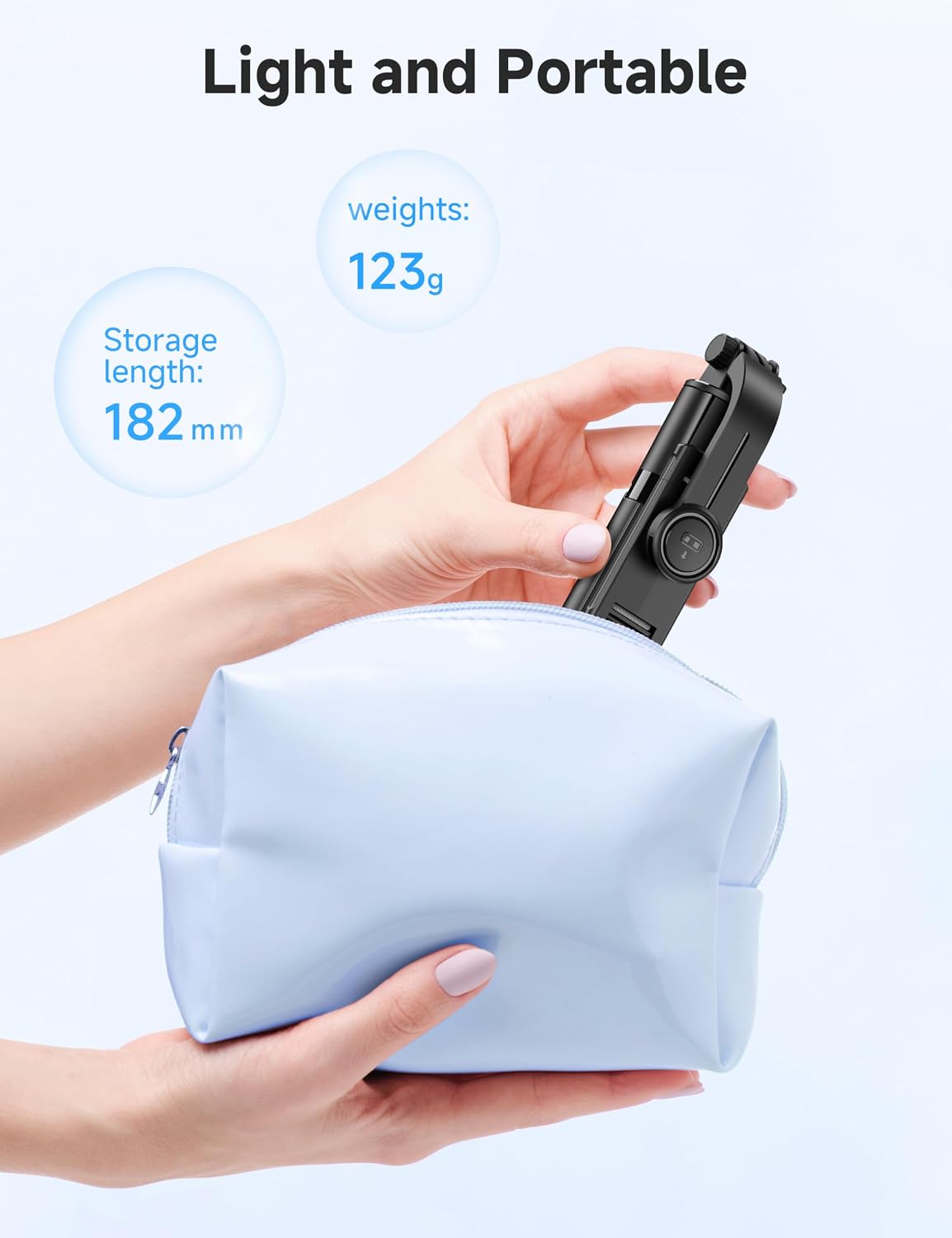 Thumbnail 6 de Portable Selfie Stick 67.2 cm Extendable Tripod