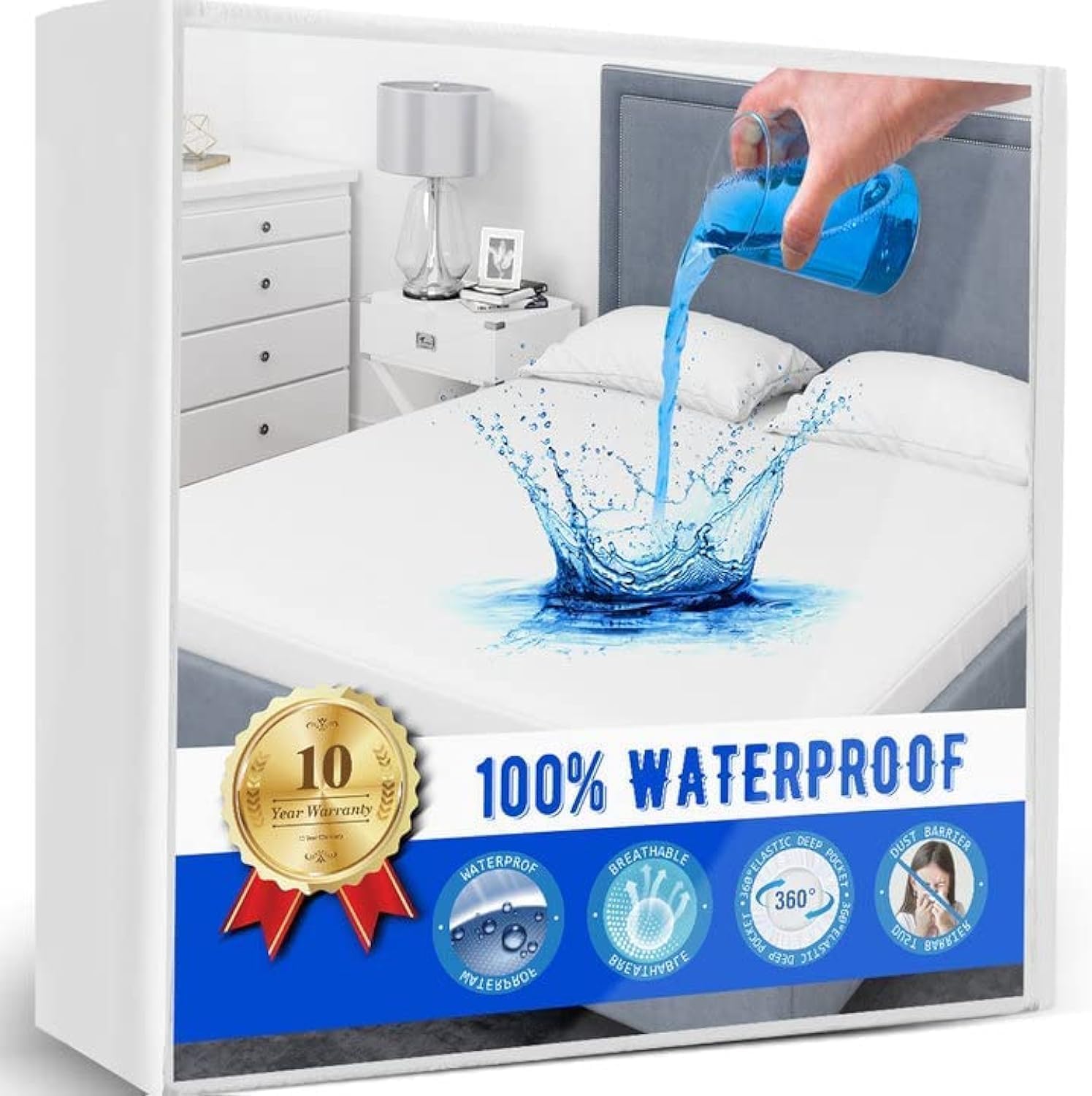 Detalle de Twin XL Mattress Protector 39 x 80