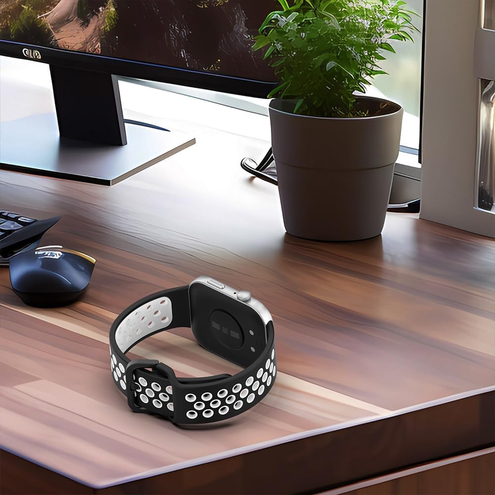 Thumbnail 5 de Breathable Silicone Watch Strap for Huawei Watch Fit 3/4/5 Series