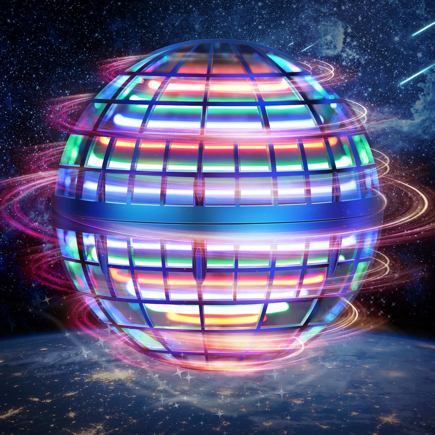 Detalle de LEMATRIX Flying Orb Ball Toy Hover Drone 1 🚁