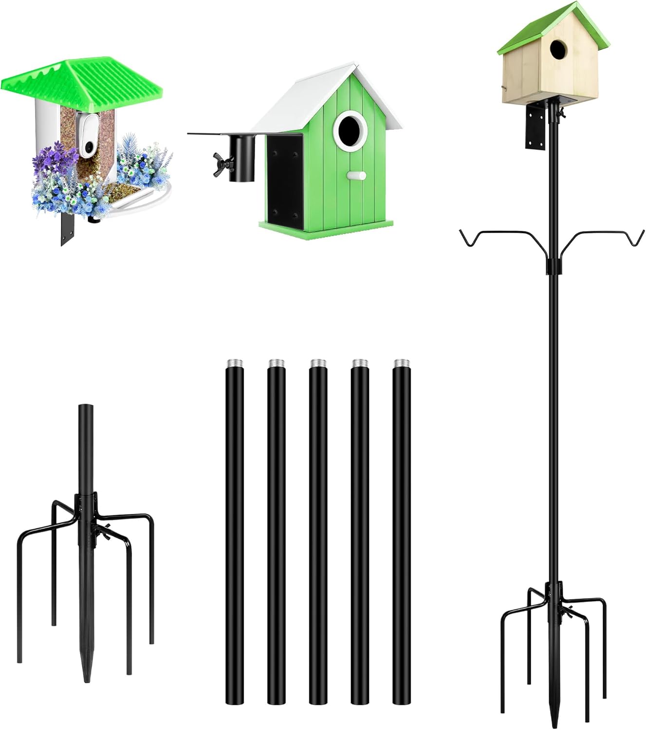 YINGYM 95 Inch Bird House Pole 🐦