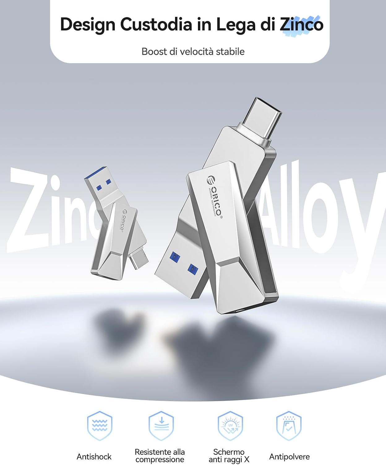 Thumbnail 6 de ORICO CB05 128 GB USB 3.2 Chiavetta OTG