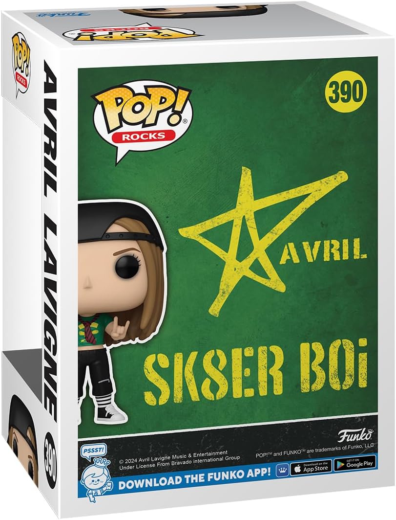 Thumbnail 2 de Funko Pop! Rocks Avril Lavigne Sk8ter BOI 🎸 Colección Oficial