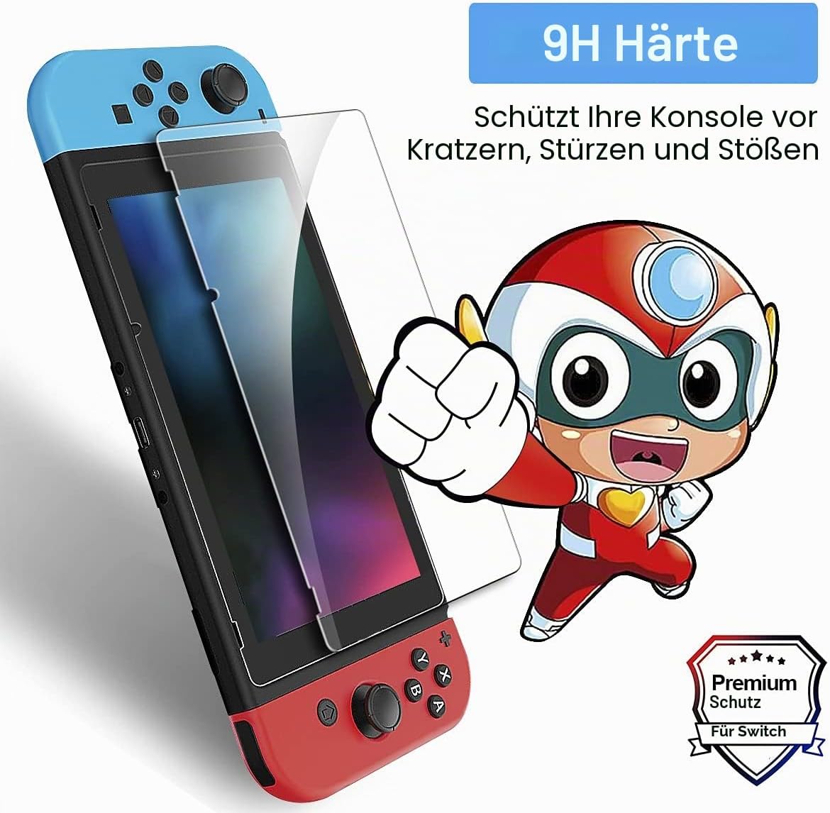 Thumbnail 2 de ivoler Panzerglas für Nintendo Switch 0,3 mm